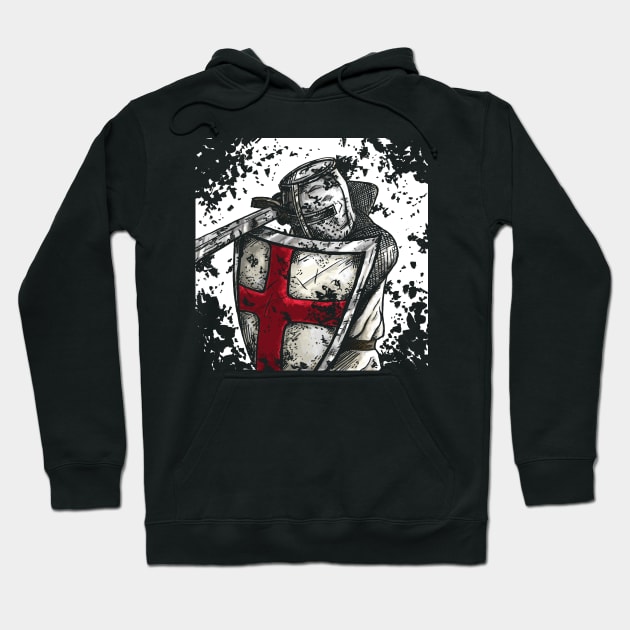 Knight Templar Hoodie by allee